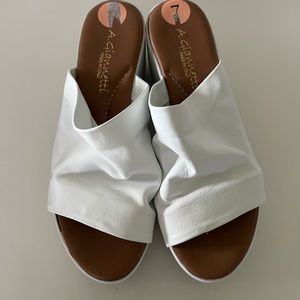 White Wedge Shoes